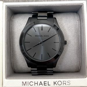 Brand New/Never Worn Black Michael Kors Watch